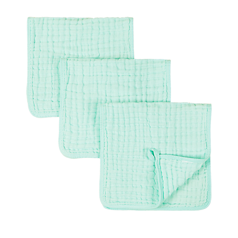 Пелена за оригване от 100% памук муслин, шестслойна, попивателна за бебета и деца