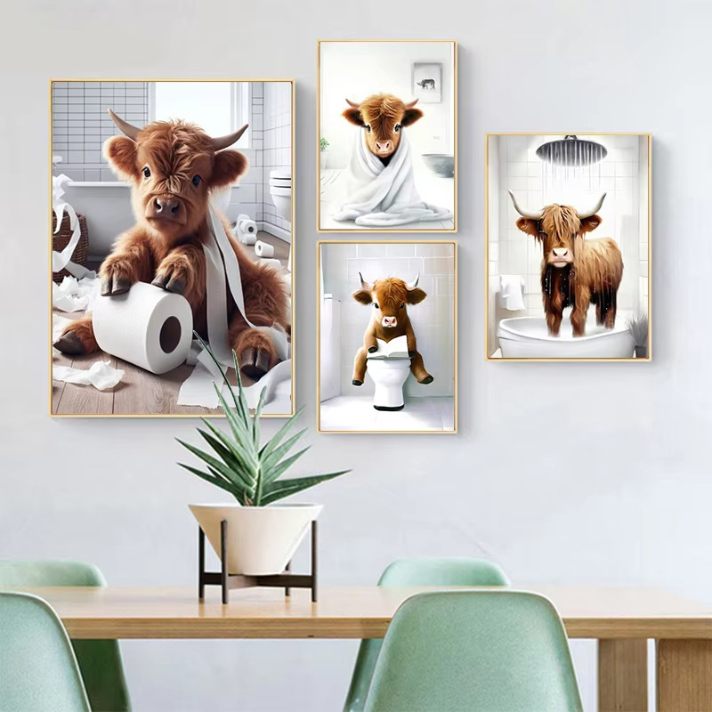 Eļļas glezna uz audekla, inkjet druka, bez rāmes, vertikāls taisnstūris, pielāgojama