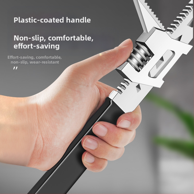 Клещи за тръби за баня с правоъгълен ъгъл и регулируеми, с голямо отваряне, хром-ванадиева стомана