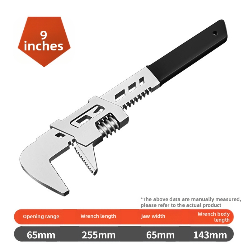 Клещи за тръби за баня с правоъгълен ъгъл и регулируеми, с голямо отваряне, хром-ванадиева стомана