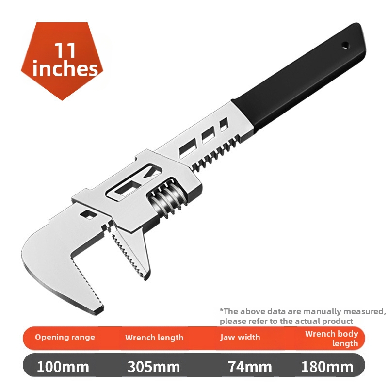 Клещи за тръби за баня с правоъгълен ъгъл и регулируеми, с голямо отваряне, хром-ванадиева стомана