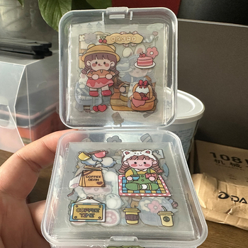 Κουτί αποθήκευσης ειδών γραφείου από PP πλαστικό, 1 L, αδιάβροχο, φορητό, οργανωτής γραφείου