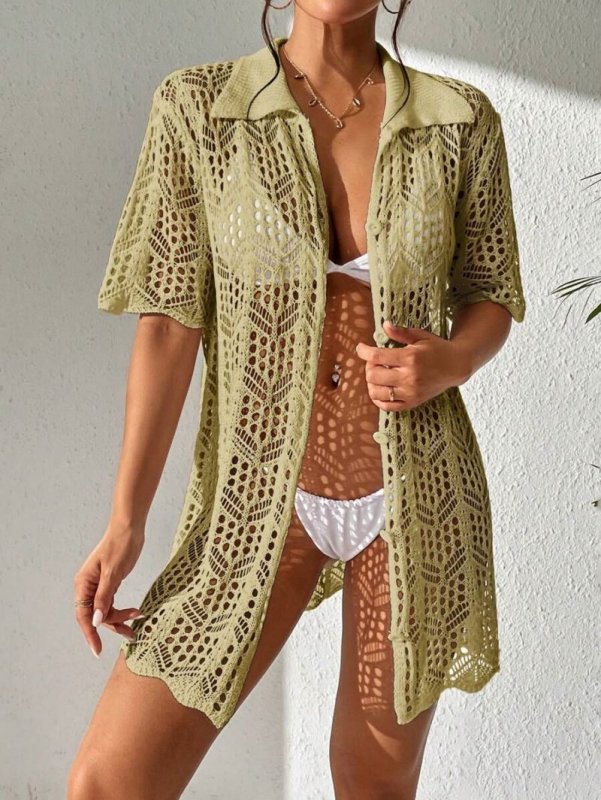 Γυναικείο παραλιακό καμβάς για μπικίνι - πλεκτό, UV προστασία, 210 g πολυεστέρας, επένδυση πολυεστέρα 80%, κατάλληλο για κολύμβηση