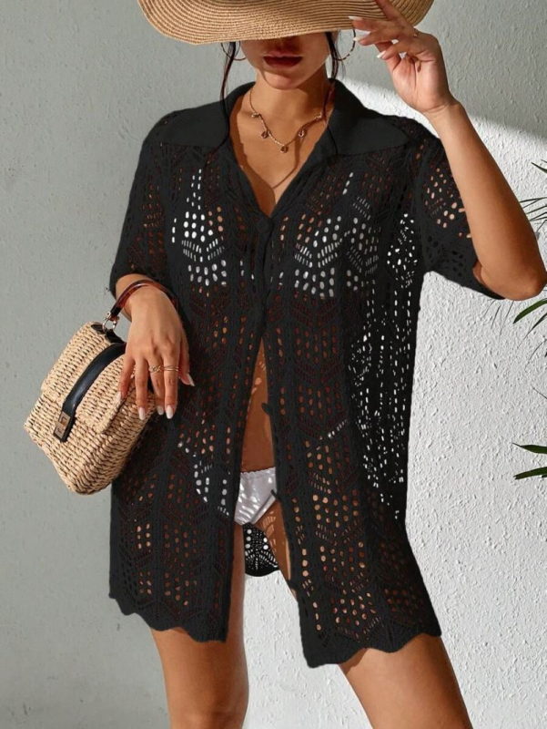 Γυναικείο παραλιακό καμβάς για μπικίνι - πλεκτό, UV προστασία, 210 g πολυεστέρας, επένδυση πολυεστέρα 80%, κατάλληλο για κολύμβηση