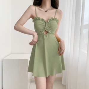 Γυναικείο ολόσωμο μαγιό με υψηλή μέση, χωρίς μανίκια, με επένδυση στήθους χωρίς ενίσχυση, ύφασμα Milk Silk (100% Πολυεστέρας)