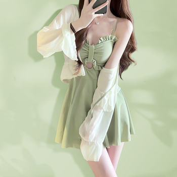 Γυναικείο ολόσωμο μαγιό με υψηλή μέση, χωρίς μανίκια, με επένδυση στήθους χωρίς ενίσχυση, ύφασμα Milk Silk (100% Πολυεστέρας)