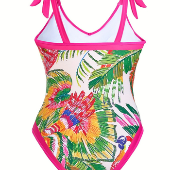 Μονόσωμο μαγιό για γυναίκες - σεξουαλικό τύπωμα με διάφανη επικάλυψη από δίχτυ, χωρίς μανίκια, πολυεστέρας, με επένδυση στο στήθος, χωρίς μεταλλικές στηρίξεις