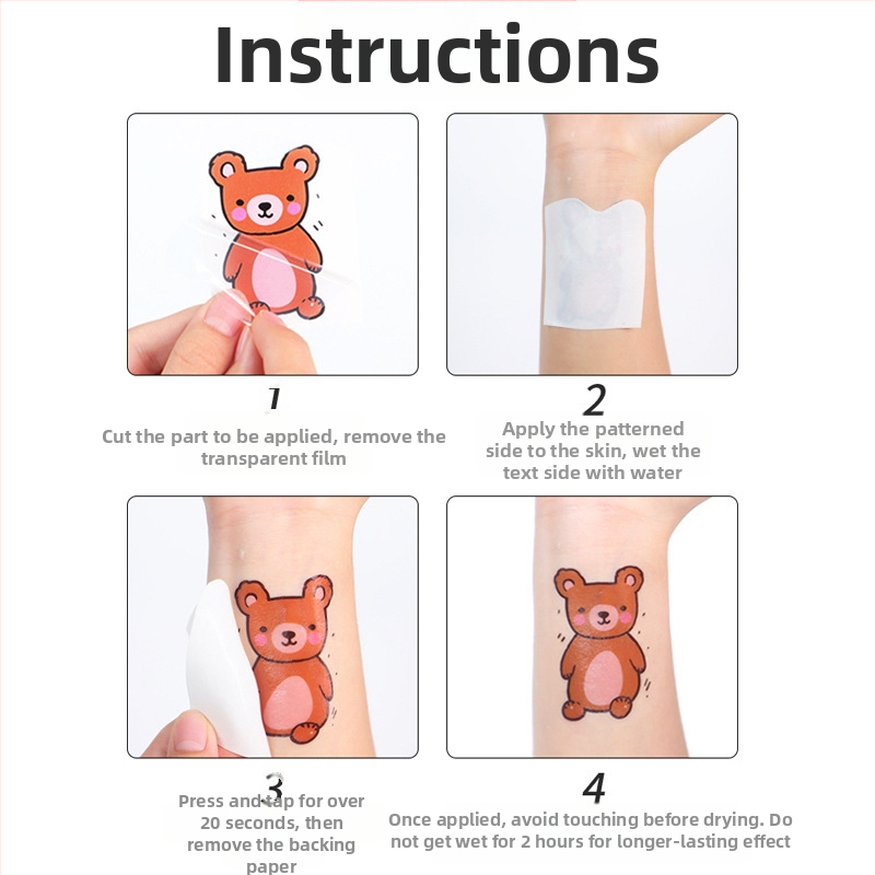 Гръден кош временна татуировка стикер — дизайн Черешово цвете, воден трансфер, водоустойчив, унисекс