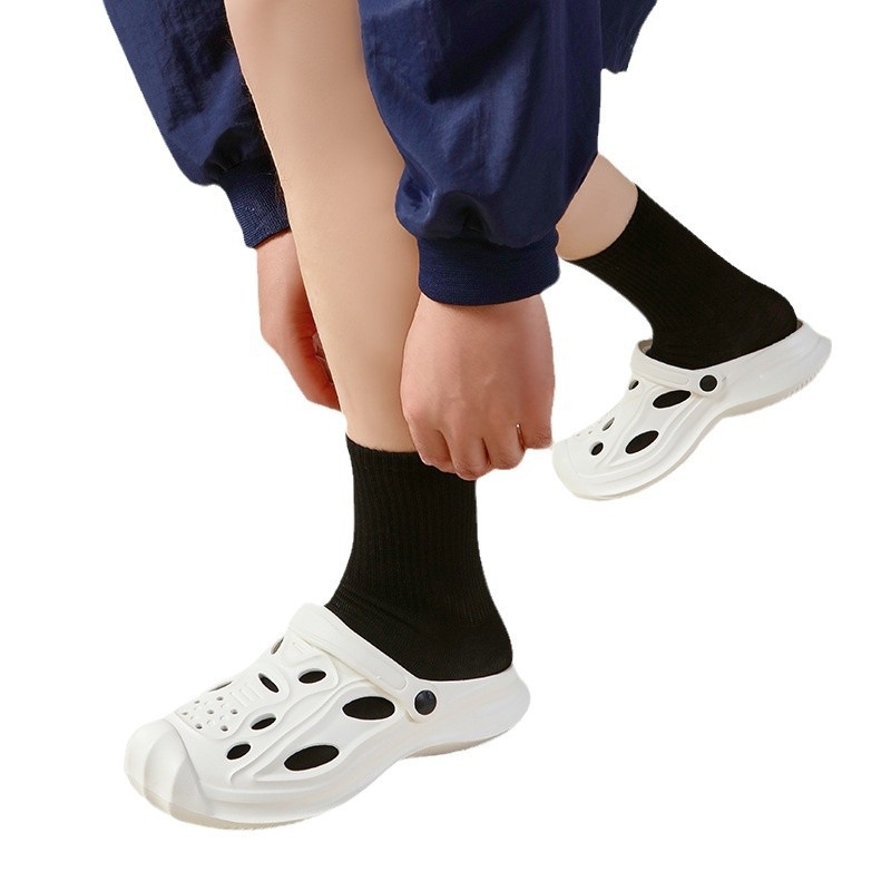 Vīriešu EVA sandales ar kamuflāžas rakstu, aizvērts purns, elpojošas un ūdensizturīgas, injekcijas formēta zole, papēža augstums 4 cm