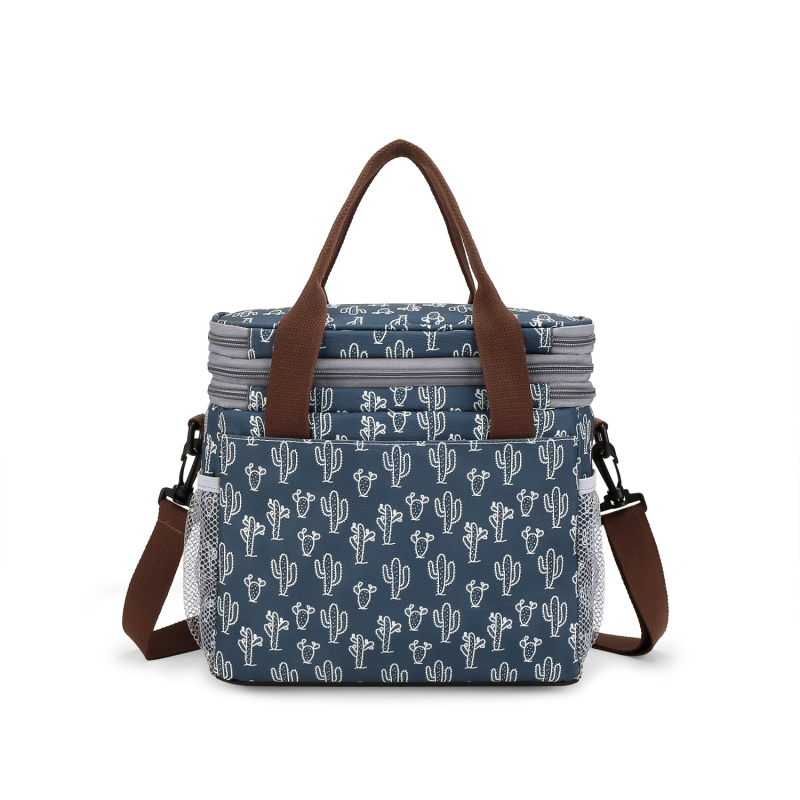 Pusdienu soma ar ūdensneizturīgu izolāciju, pārnēsājama un saliekama — Oxford audums (Materiāls: Oxford audums; Funkcijas: pārnēsājama, saliekama; Kategorija: Ice Pack)