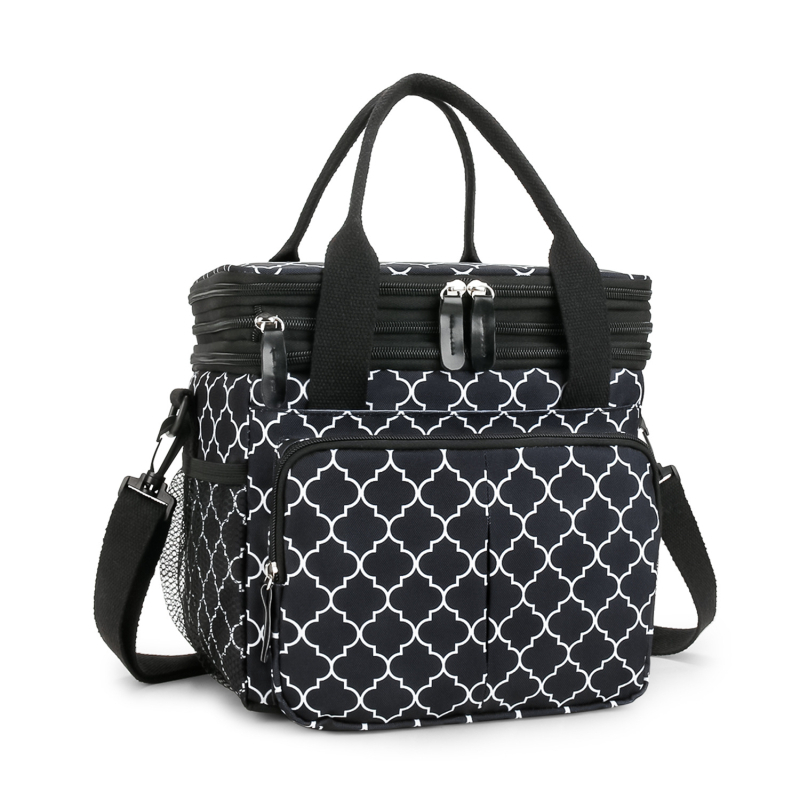 Pusdienu soma ar ūdensneizturīgu izolāciju, pārnēsājama un saliekama — Oxford audums (Materiāls: Oxford audums; Funkcijas: pārnēsājama, saliekama; Kategorija: Ice Pack)