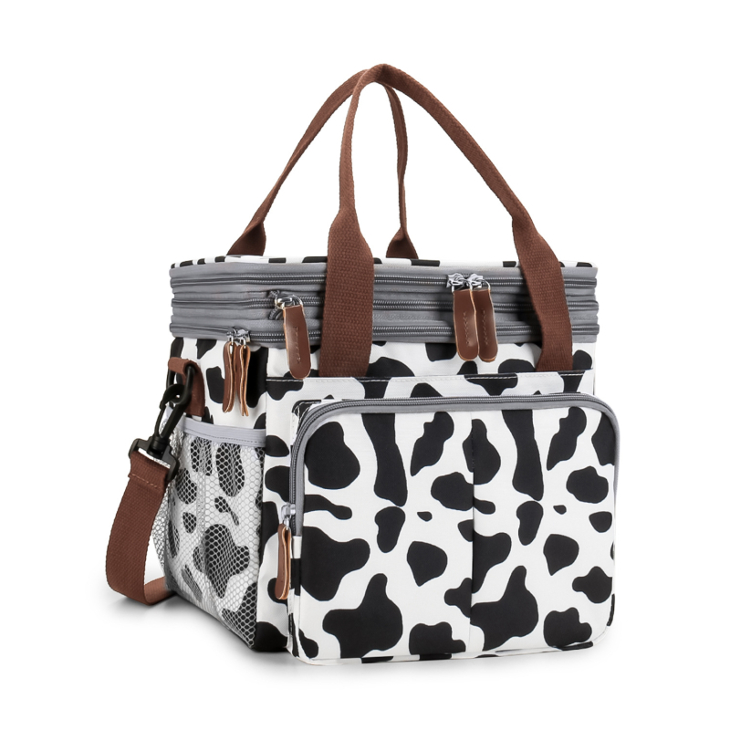 Pusdienu soma ar ūdensneizturīgu izolāciju, pārnēsājama un saliekama — Oxford audums (Materiāls: Oxford audums; Funkcijas: pārnēsājama, saliekama; Kategorija: Ice Pack)