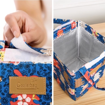 Τσάντα μεσημεριανού γεύματος από Oxford ύφασμα, μονωμένη, θήκη ice-pack, φορητή σχεδίαση