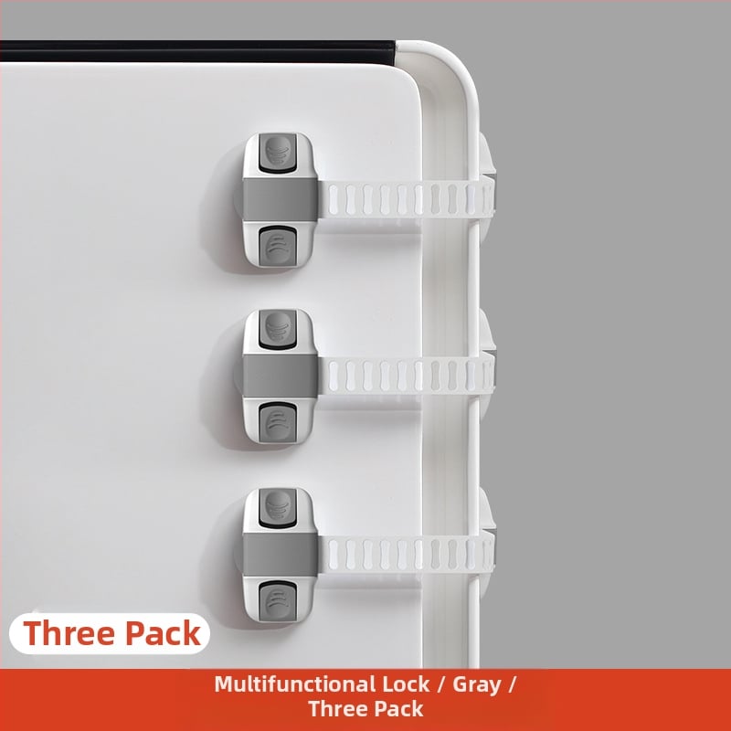 Κλειδαριά ασφαλείας για παιδιά για ντουλάπες, πόρτες και συρτάρια με προστασία από πιάσιμο — μάρκα Yumman`s sincerity