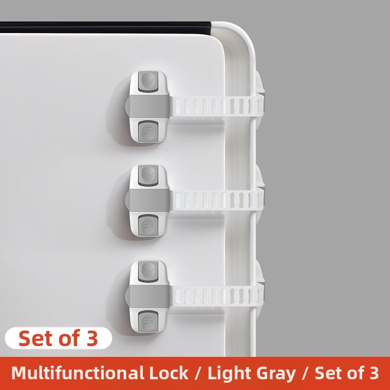 Κλειδαριά ασφαλείας για παιδιά για ντουλάπες, πόρτες και συρτάρια με προστασία από πιάσιμο — μάρκα Yumman`s sincerity