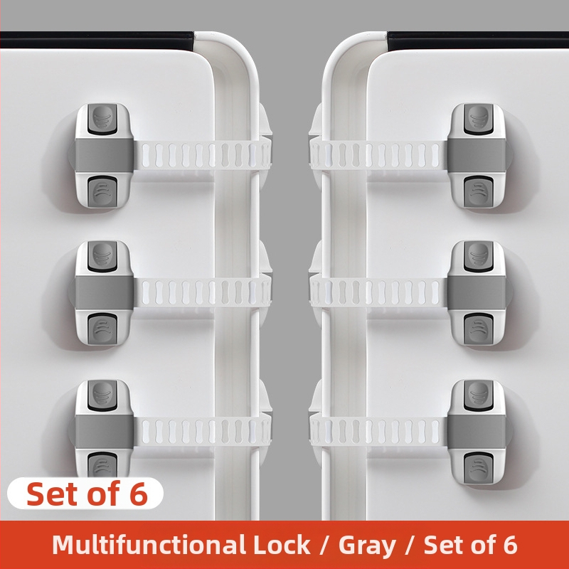 Κλειδαριά ασφαλείας για παιδιά για ντουλάπες, πόρτες και συρτάρια με προστασία από πιάσιμο — μάρκα Yumman`s sincerity