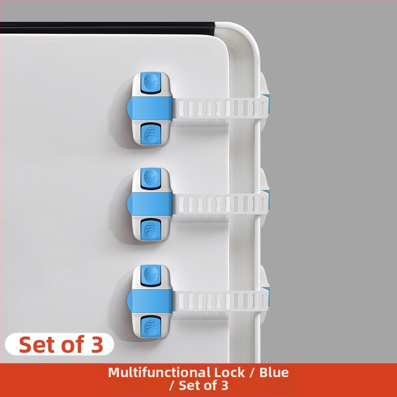 Κλειδαριά ασφαλείας για παιδιά για ντουλάπες, πόρτες και συρτάρια με προστασία από πιάσιμο — μάρκα Yumman`s sincerity