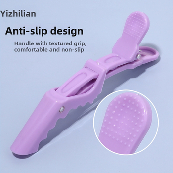 Yizulian 5 τεμάχια κλιπ μαλλιών σε σχήμα κροκοδειλίου για τοποθέτηση και διαχωρισμό μαλλιών