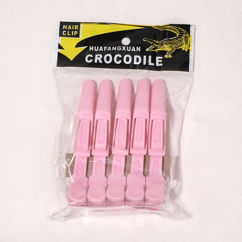 Yizulian 5 τεμάχια κλιπ μαλλιών σε σχήμα κροκοδειλίου για τοποθέτηση και διαχωρισμό μαλλιών