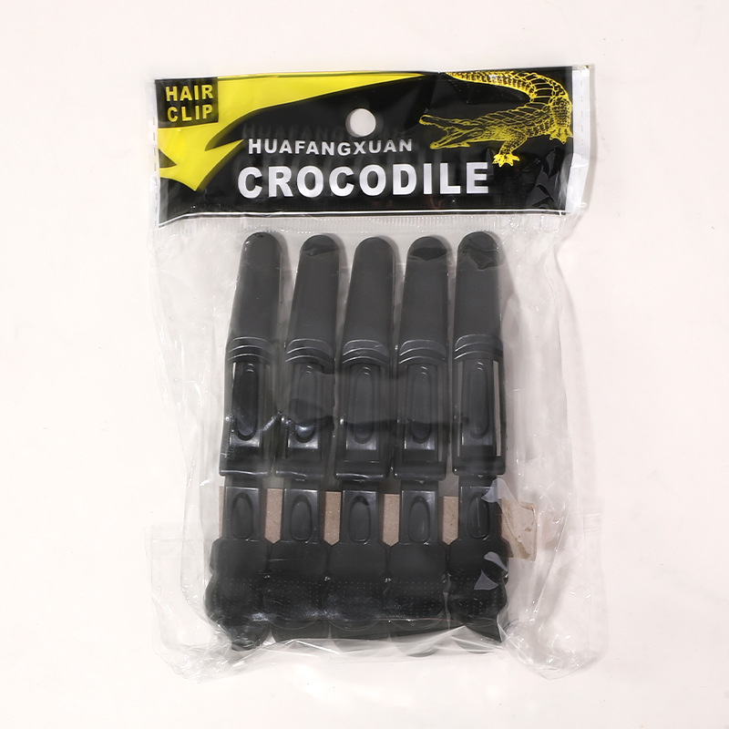 Yizulian 5 τεμάχια κλιπ μαλλιών σε σχήμα κροκοδειλίου για τοποθέτηση και διαχωρισμό μαλλιών
