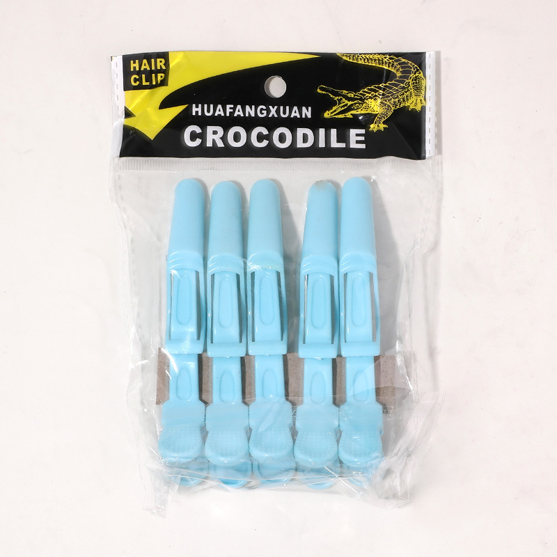 Yizulian 5 τεμάχια κλιπ μαλλιών σε σχήμα κροκοδειλίου για τοποθέτηση και διαχωρισμό μαλλιών