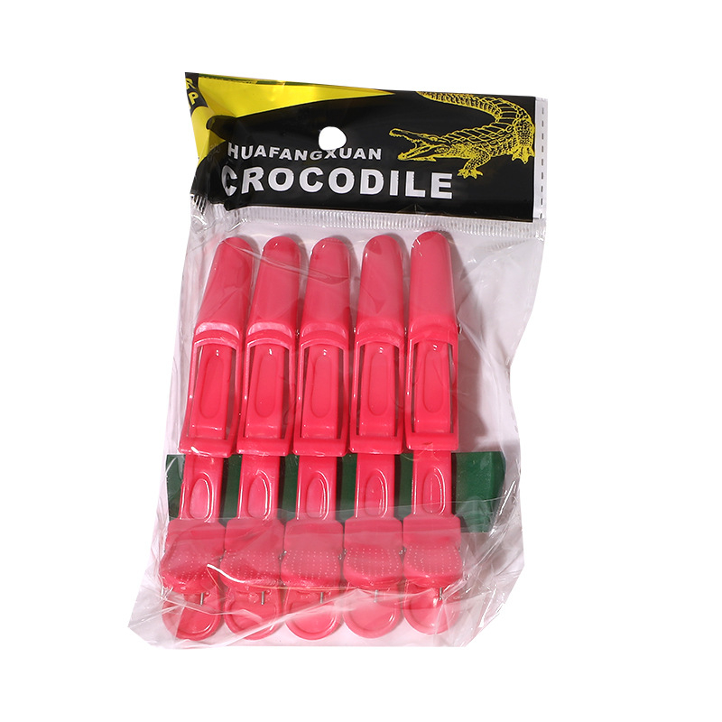 Yizulian 5 τεμάχια κλιπ μαλλιών σε σχήμα κροκοδειλίου για τοποθέτηση και διαχωρισμό μαλλιών