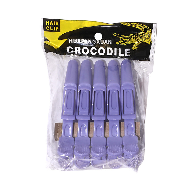 Yizulian 5 τεμάχια κλιπ μαλλιών σε σχήμα κροκοδειλίου για τοποθέτηση και διαχωρισμό μαλλιών
