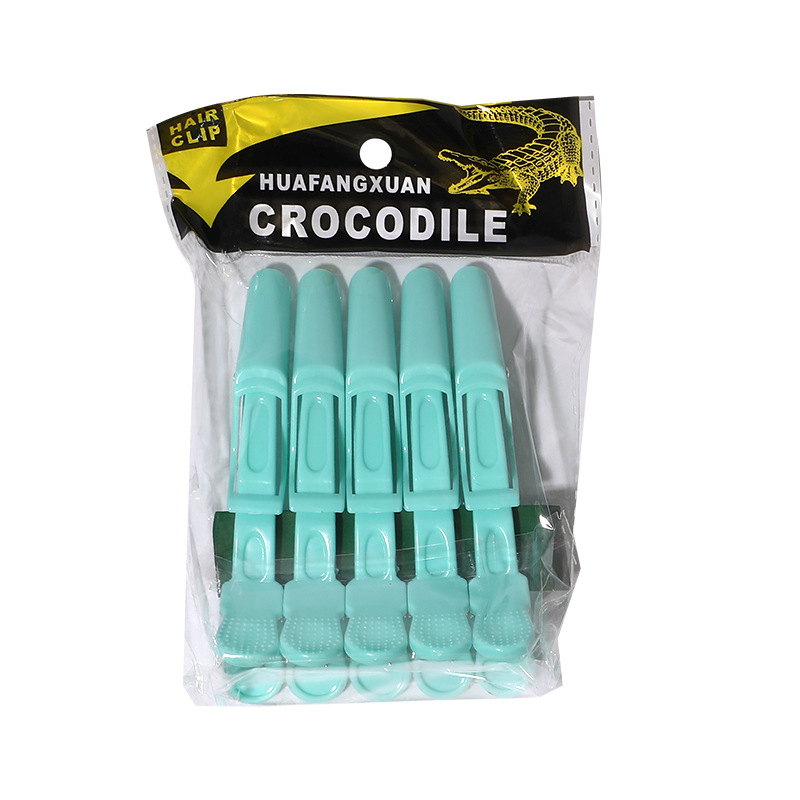 Yizulian 5 τεμάχια κλιπ μαλλιών σε σχήμα κροκοδειλίου για τοποθέτηση και διαχωρισμό μαλλιών
