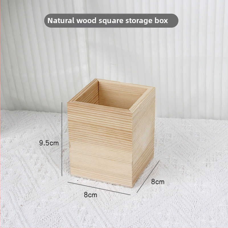 Σετ εργαλείων μανικιούρ — ιαπωνικού στυλ ξύλινο επιτραπέζιο κουτί αποθήκευσης, θήκη για γέλ πεν, οργανωτής βούρτσας σκόνης, 0,16 kg