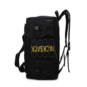 Ceļojumu mugursoma ar slapjo–sausā nodalījuma, jogas un fitnesa soma ar kurpju nodalījumu, ietilpība 56–75 l, Oxford audums, elpojošs, ūdensizturīgs un antibakteriāls