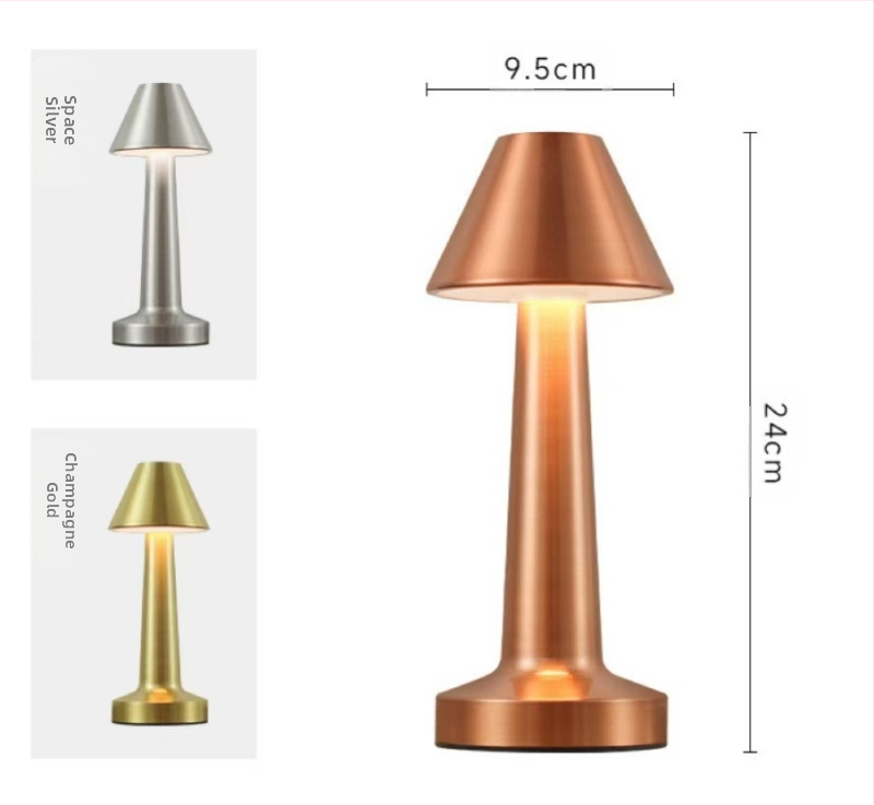 LED светлина под формата на гиря (скандинавски стил, метален корпус) с нощно и амбиентно осветление, до 36V, CE сертифицирана