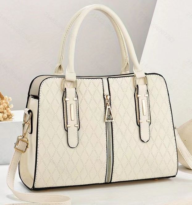 Crossbody torba od PU materijala sa urbanim minimalistickim stilom, vodoravni kvadratni oblik, zatvaranje zatvaračem, unutarnja džep s sendvič pregradom