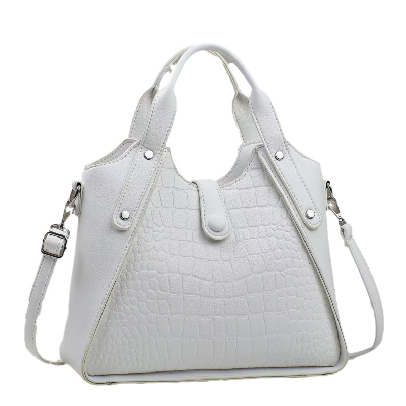 Váll- és keresztpántos táska PU anyagból, függőleges négyzet alakú forma, poliészter bélés, cipzáras nyitás, utcai divat stílus