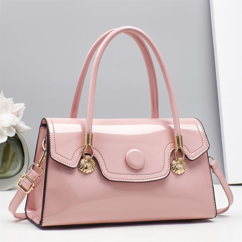 Чанта през рамо кроссбоди, PU материал, мотоциклетен стил, хоризонтална квадратна форма, цип за затваряне