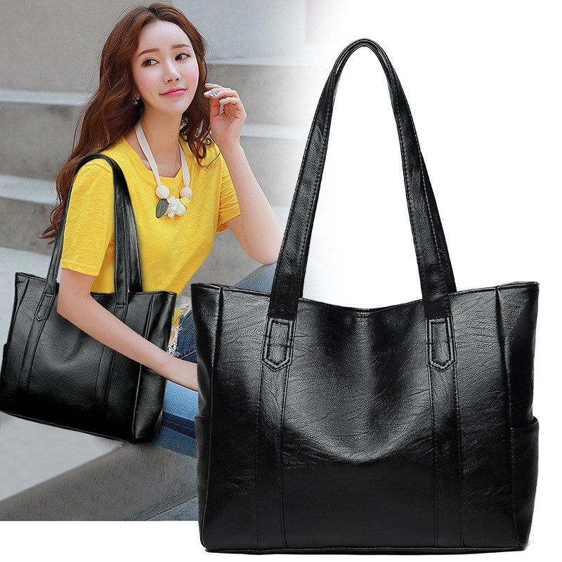 Geantă Tote din PU pentru femei, formă orizontală pătrată, închidere cu fermoar, buzunare interioare: buzunar cu fermoar, buzunar pentru telefon, buzunar ID