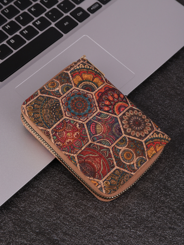 PU žena mini kvadratna torba u retro boho stilu s drvenim uzorkom, višestruka upotreba, zatvaranje na zip, unutarnja pregrada sa sandwich zatvaračem, poliester podstava.