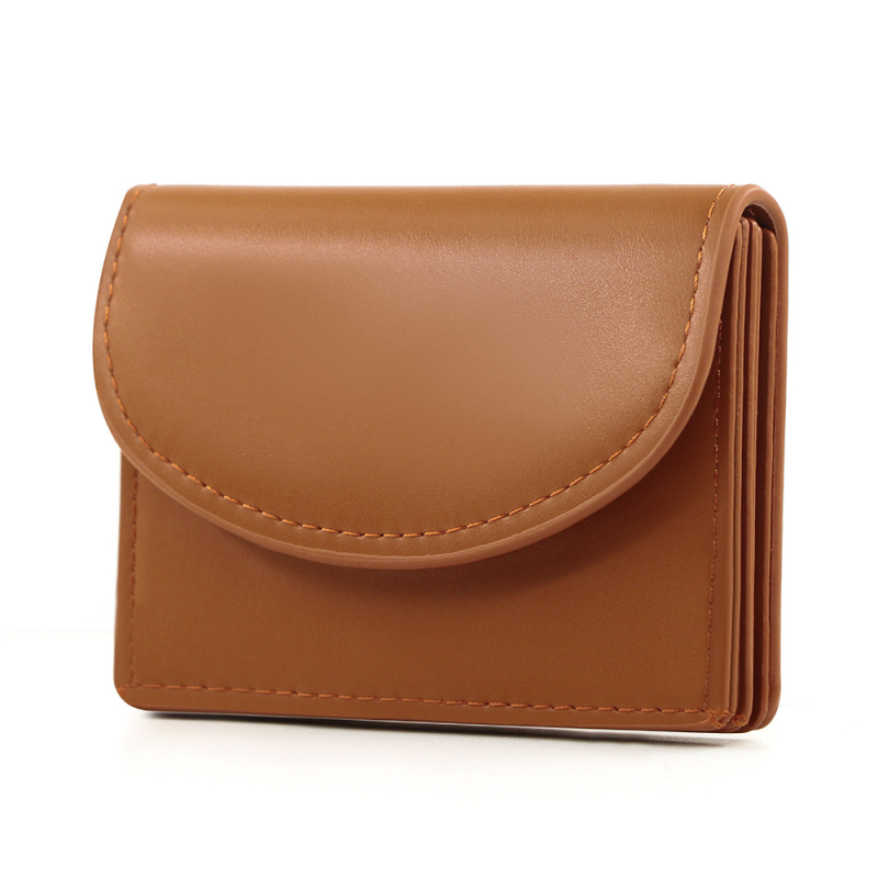 Kingdushi PU kartes maciņš – pilsētas minimalistiskais stils, ārkārtīgi viegls, bez oderes, ikdienas lietošanai