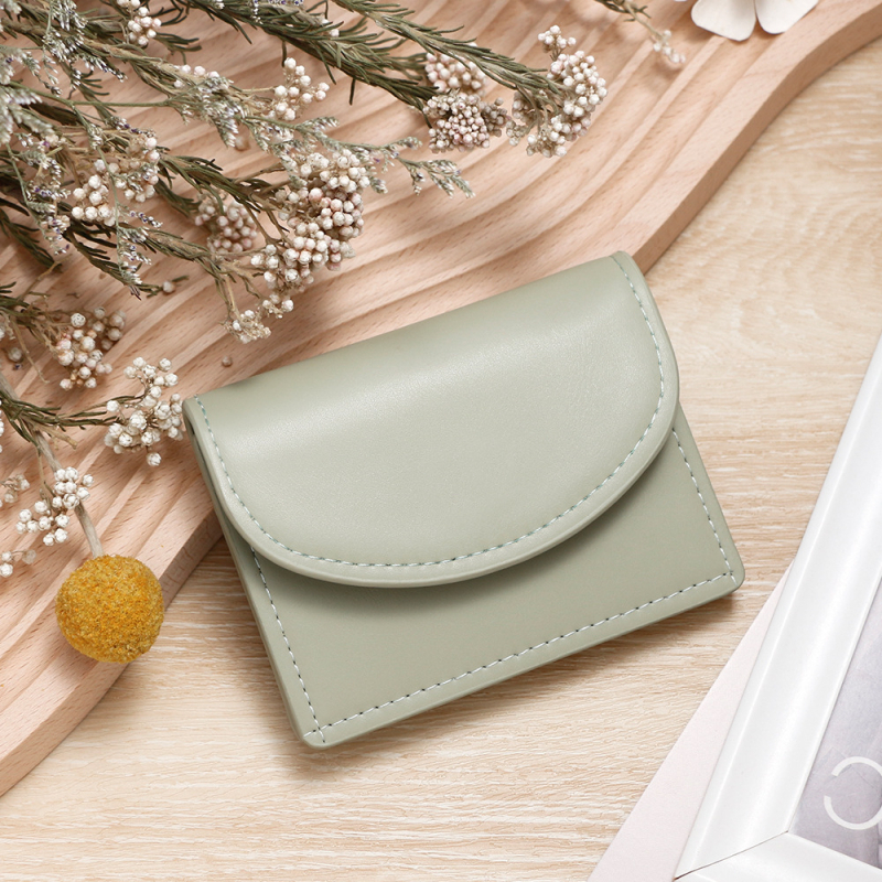 Kingdushi PU kartes maciņš – pilsētas minimalistiskais stils, ārkārtīgi viegls, bez oderes, ikdienas lietošanai