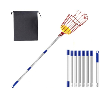 OASIS Alat za branje voća s odvojivim dizajnom za visoke stabla, pogodan za jabuke, breskve, šljive, kruške i druga voća