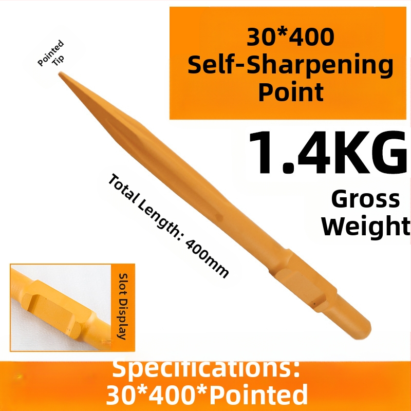 65A Електрическа кирка с разширена глава на лопатата и удебелено острие — шестоъгълна дръжка, Fu Xin