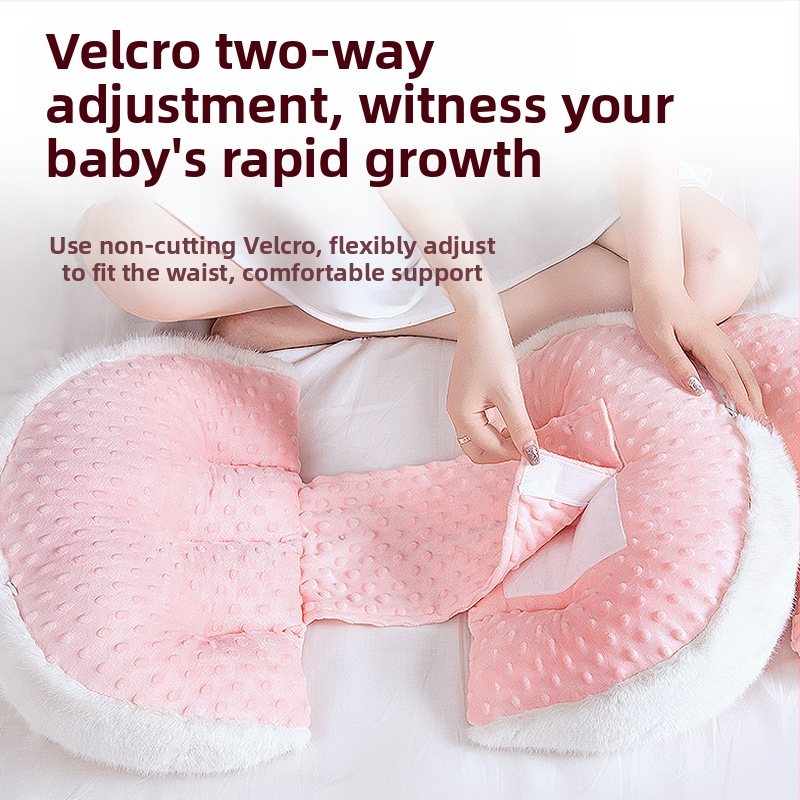 У-образна майчинска възглавница за бременност – опора за талия и корем, пълнеж полиестерно влакно, калъф от химическо влакно, персонализирана