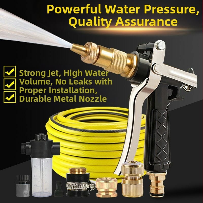 Augsta spiediena auto mazgāšanas ūdens pistole, korpuss no inženierplastmasas, pistoles galva vispārējai lietošanai, modelis 11111, svars 200