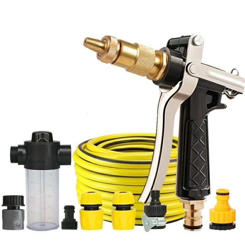 Augsta spiediena auto mazgāšanas ūdens pistole, korpuss no inženierplastmasas, pistoles galva vispārējai lietošanai, modelis 11111, svars 200