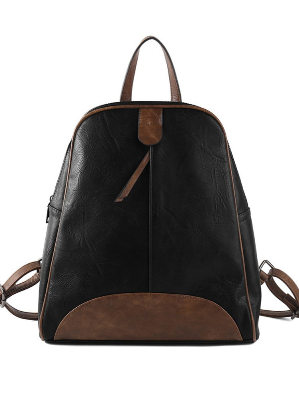 LIKEBAG PU раница за жени, пролет 2025, анти-крадба, голям капацитет, раница с капак