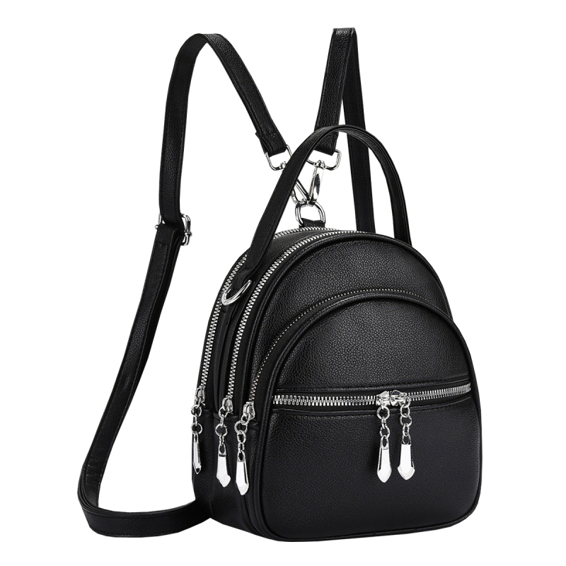 Sieviešu mugursoma, PU materiāls, 2025. gada pavasaris, iekšējais laminētais nodalījums ar rāvējslēdzēju, elpojošs un ūdensizturīgs