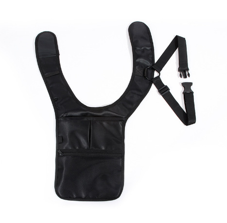 YXB-001 Pungă din nylon pentru carduri/ID, cu formă aproape de corp, anti-furt, pentru călătorii