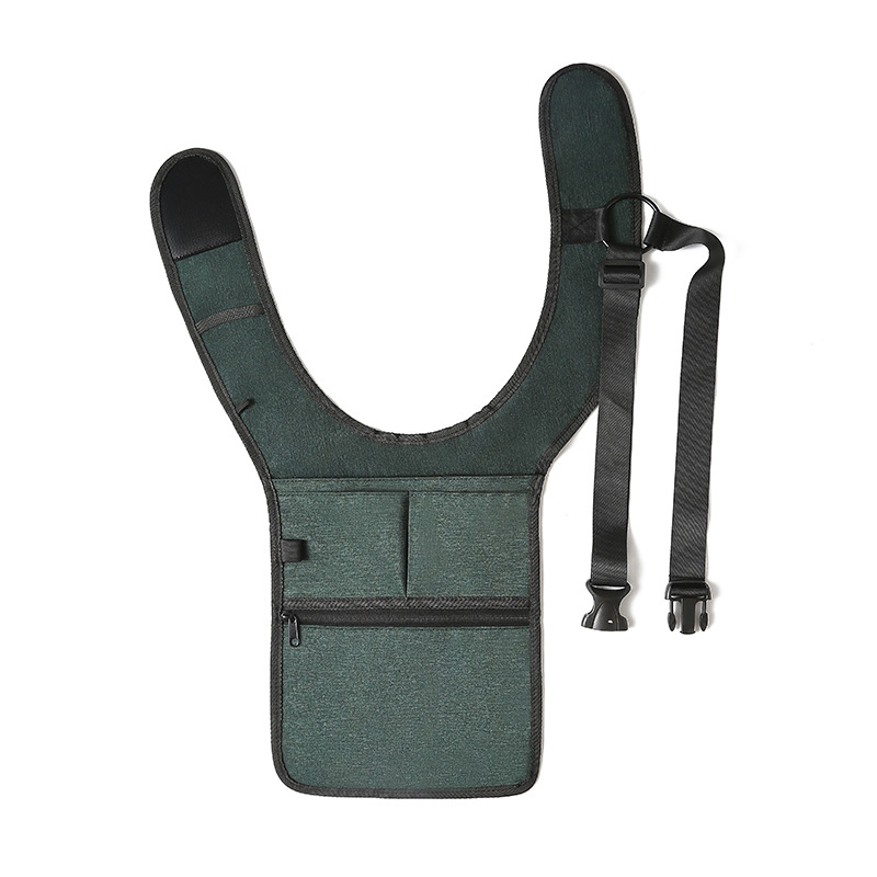 YXB-001 Pungă din nylon pentru carduri/ID, cu formă aproape de corp, anti-furt, pentru călătorii