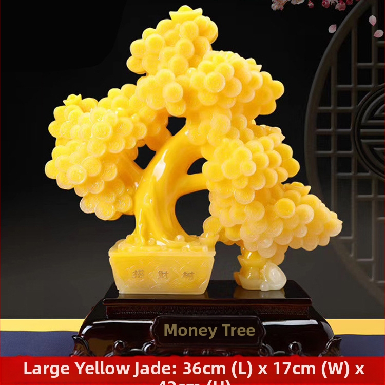 Δέντρο της Ευτυχίας – διακοσμητικό δέντρο από ρητίνη, κινεζικού στυλ δώρο για γραφείο και οικιακή διακόσμηση