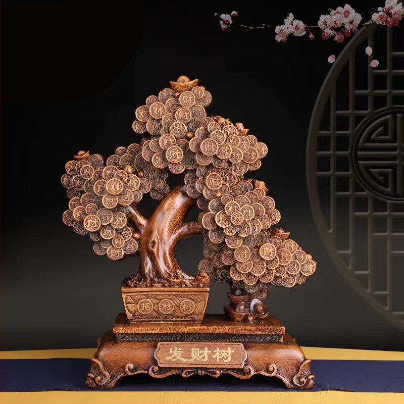 Δέντρο της Ευτυχίας – διακοσμητικό δέντρο από ρητίνη, κινεζικού στυλ δώρο για γραφείο και οικιακή διακόσμηση