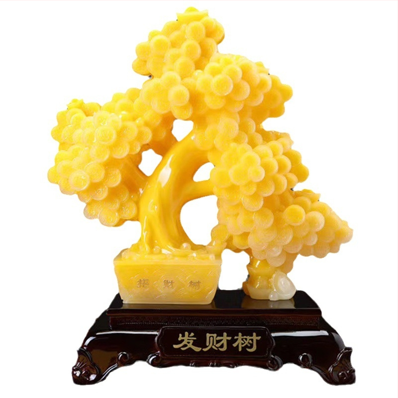 Δέντρο της Ευτυχίας – διακοσμητικό δέντρο από ρητίνη, κινεζικού στυλ δώρο για γραφείο και οικιακή διακόσμηση